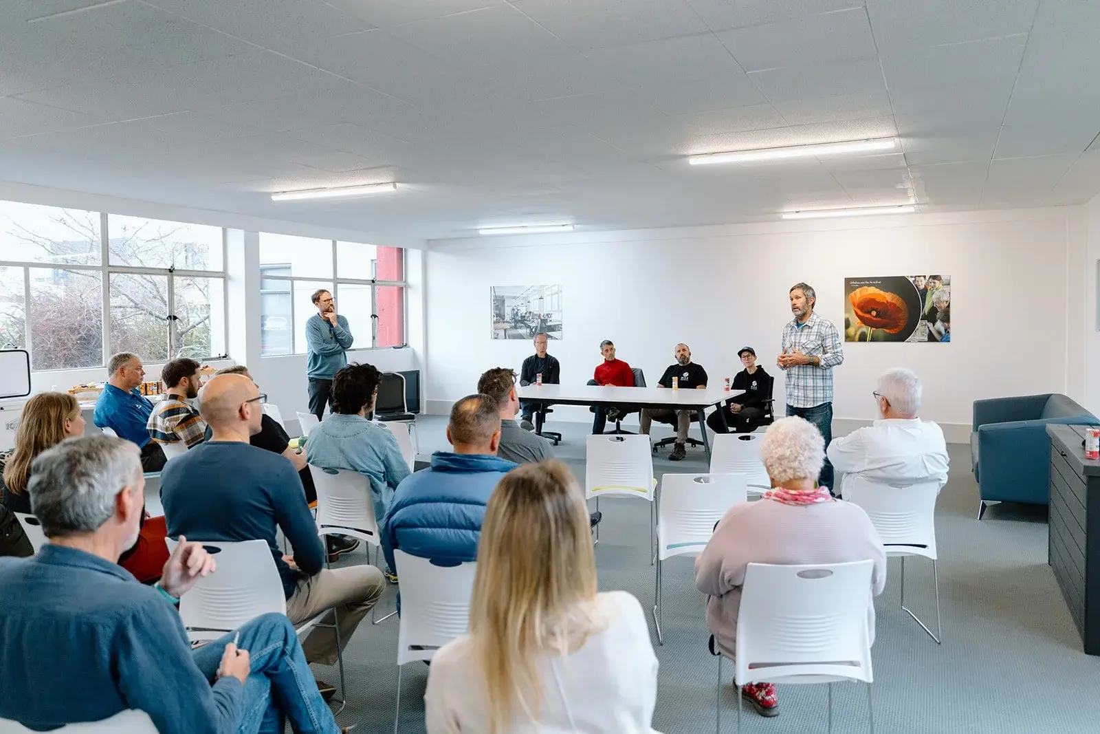 Matt presenting AI Agents at a live workshop